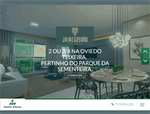Tablet Screenshot of construtorasantamaria.com.br